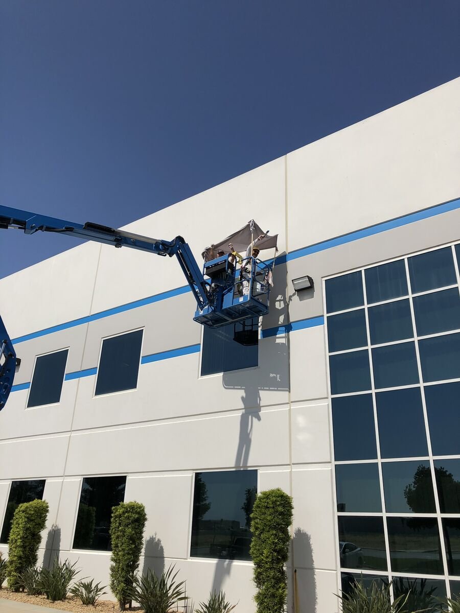 Boom Lift Painting